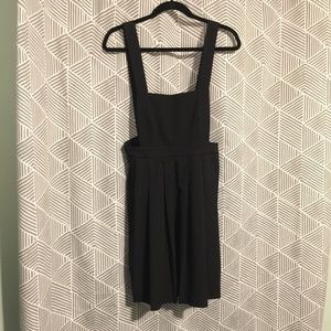 Black pinafore dress